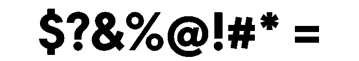Gatch Bold Font OTHER CHARS