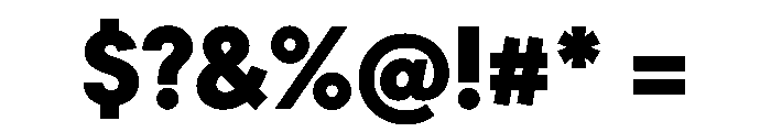 Gatch Extrabold Font OTHER CHARS
