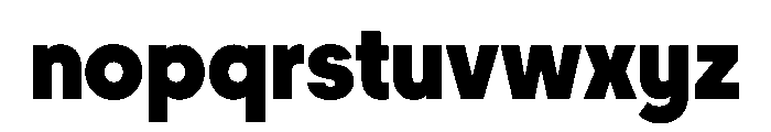 Gatch Extrabold Font LOWERCASE