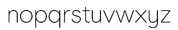 Gatch Extralight Instance Font LOWERCASE