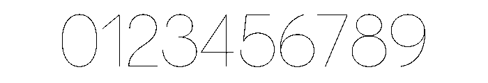 Gatch Hairline Instance Font OTHER CHARS