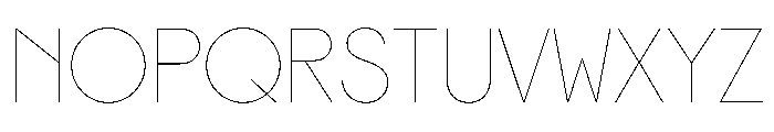 Gatch Hairline Font UPPERCASE