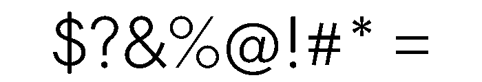 Gatch Light Instance Font OTHER CHARS