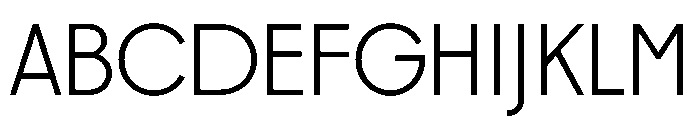 Gatch Light Instance Font UPPERCASE