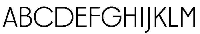 Gatch Light Font UPPERCASE