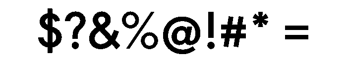 Gatch Medium Instance Font OTHER CHARS