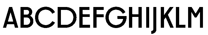 Gatch Medium Instance Font UPPERCASE