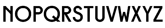 Gatch Medium Instance Font UPPERCASE