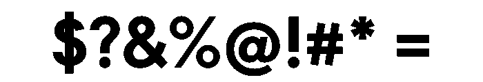 Gatch Semibold Instance Font OTHER CHARS