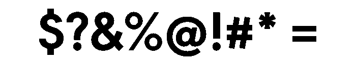Gatch Semibold Font OTHER CHARS