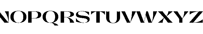Gatwick Bold Glider Font UPPERCASE