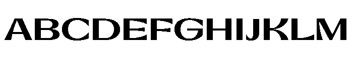 Gatwick Bold Jet Font UPPERCASE
