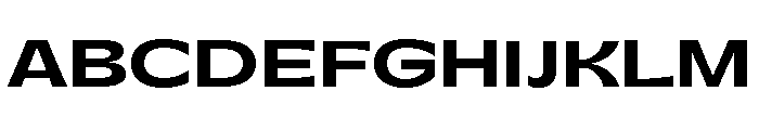 Gatwick Bold Jumbo Font UPPERCASE