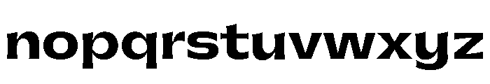 Gatwick Bold Jumbo Font LOWERCASE