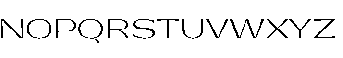 Gatwick Extralight Jet 2 Font UPPERCASE