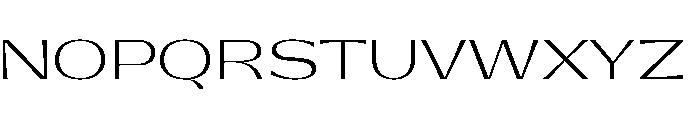 Gatwick Extralight Jet Font UPPERCASE