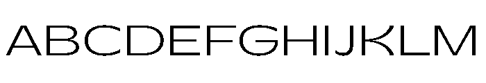 Gatwick Extralight Jumbo Font UPPERCASE