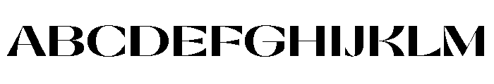 Gatwick Glider Variable Bold Font UPPERCASE