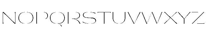 Gatwick Glider Variable Hairline Font UPPERCASE
