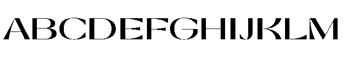 Gatwick Glider Variable Medium Font UPPERCASE