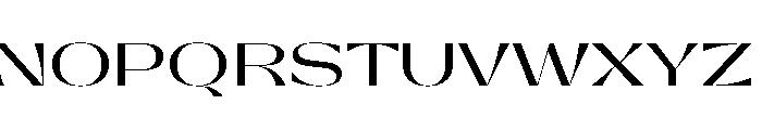 Gatwick Glider Variable Regular Font UPPERCASE