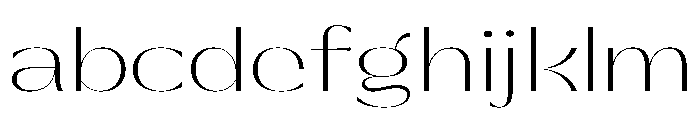 Gatwick Glider Variable Thin FONT