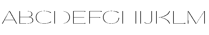 Gatwick Hairline Glider Font UPPERCASE