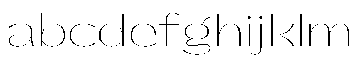 Gatwick Hairline Glider FONT