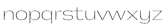 Gatwick Hairline Jet 2 Font LOWERCASE