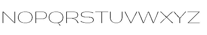 Gatwick Hairline Jet Font UPPERCASE
