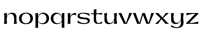 Gatwick Jet Regular Font LOWERCASE