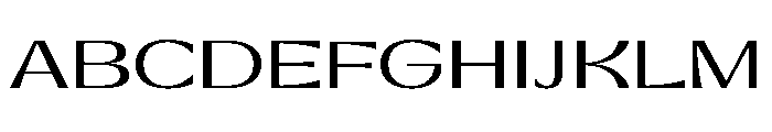 Gatwick Jet Font UPPERCASE