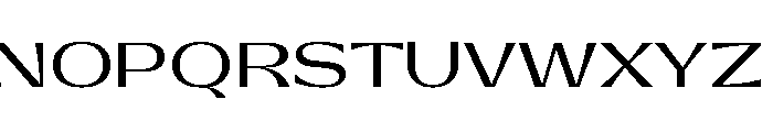 Gatwick Jet Font UPPERCASE