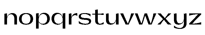 Gatwick Jet Font LOWERCASE