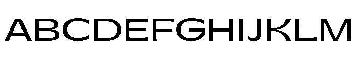 Gatwick Jumbo Regular Font UPPERCASE