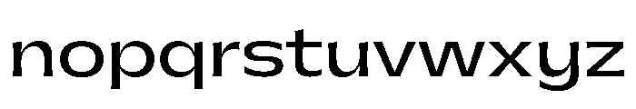 Gatwick Jumbo Regular Font LOWERCASE