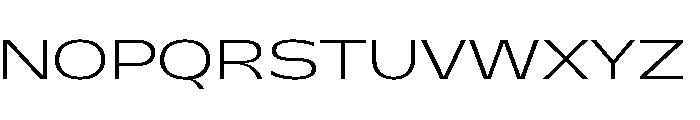 Gatwick Jumbo Variable Extralight Font UPPERCASE