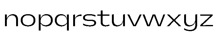 Gatwick Jumbo Variable Extralight Font LOWERCASE
