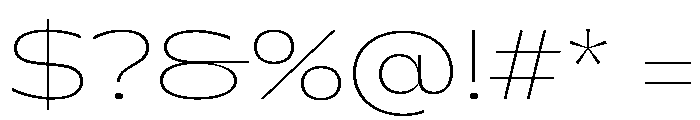 Gatwick Jumbo Variable Hairline Font OTHER CHARS