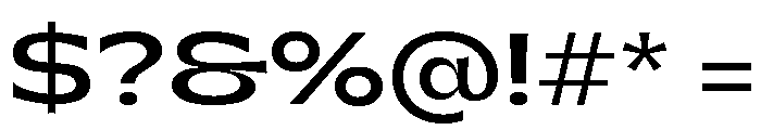 Gatwick Jumbo Variable Medium Font OTHER CHARS