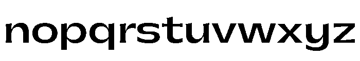 Gatwick Jumbo Variable Medium Font LOWERCASE