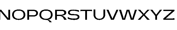 Gatwick Jumbo Variable Regular Font UPPERCASE