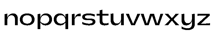 Gatwick Jumbo Variable Regular Font LOWERCASE