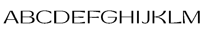 Gatwick Light Jet 2 Font UPPERCASE