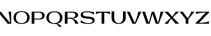 Gatwick Medium Jet Font UPPERCASE