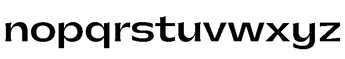 Gatwick Medium Jumbo Font LOWERCASE