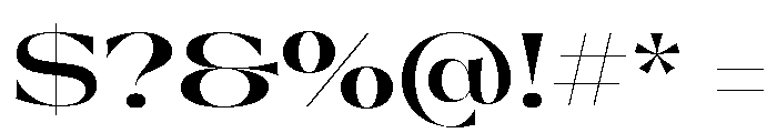 Gatwick Semibold Glider Font OTHER CHARS
