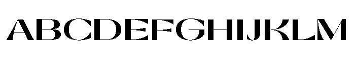 Gatwick Semibold Glider Font UPPERCASE
