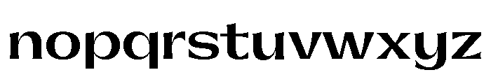 Gatwick Semibold Jet 2 Font LOWERCASE