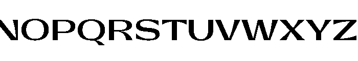 Gatwick Semibold Jet Font UPPERCASE